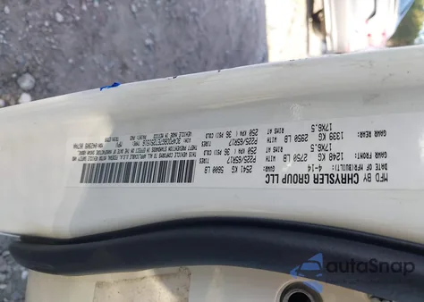 2014 Dodge Journey Sxt z USA, uszkodzony, nr VIN 3C4PDDBG7ET251516